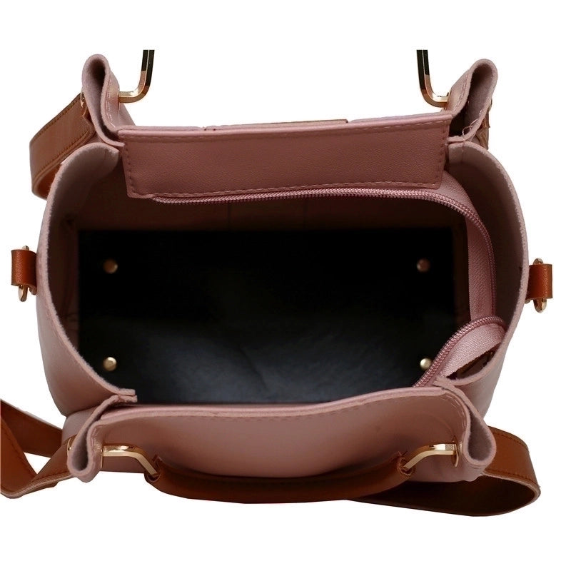 Women's Medium All Seasons Pu Leather Fashion Bag Sets
