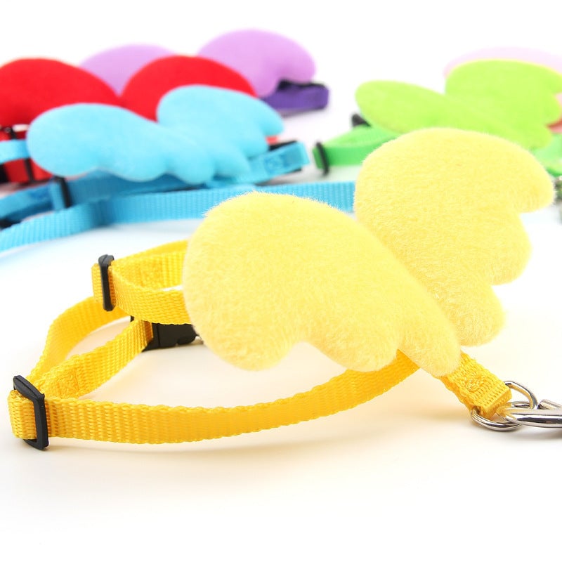Angel Wing Dog Harness With Leash