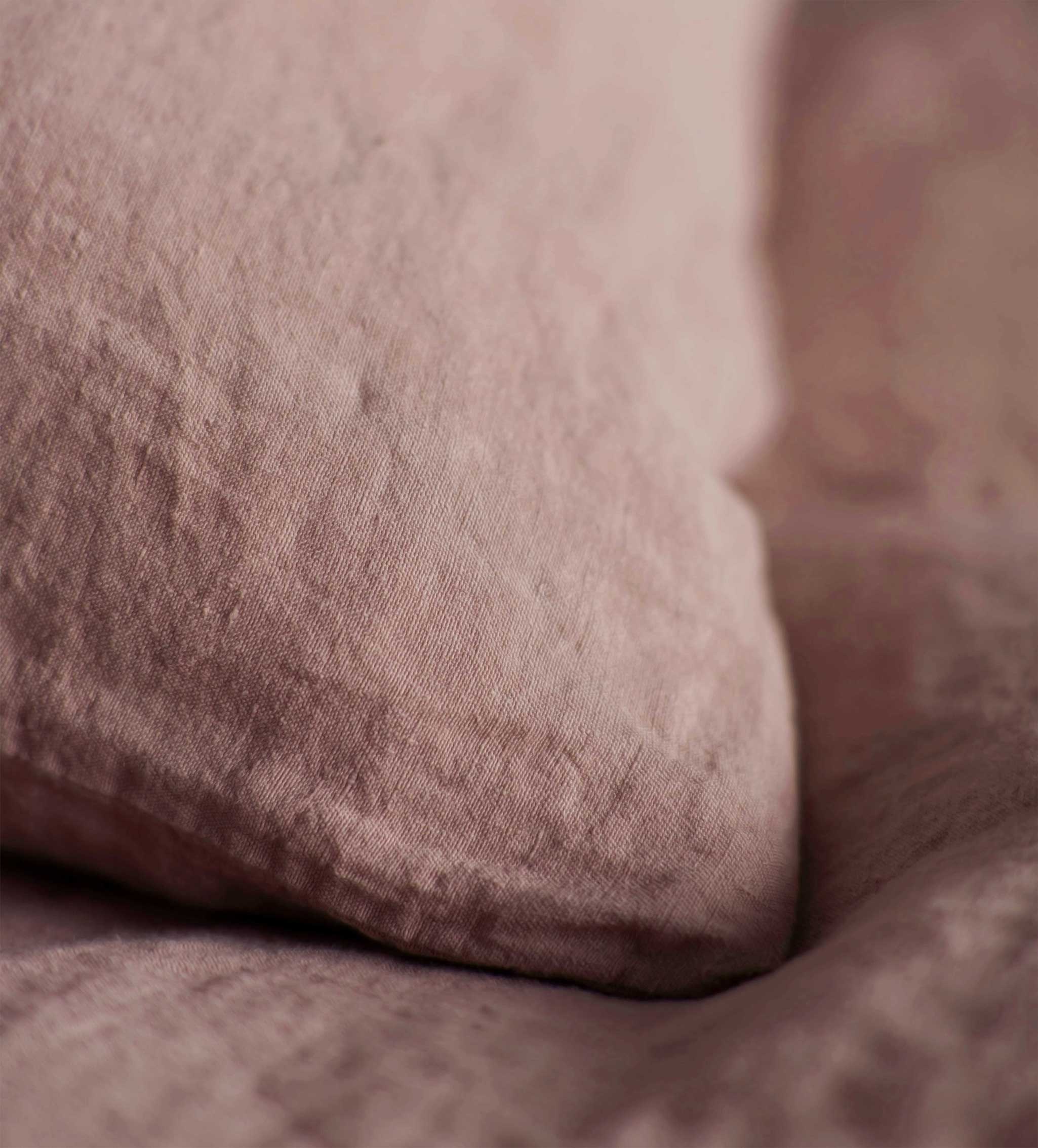 Vintage Rose 100% Linen Duvet Cover