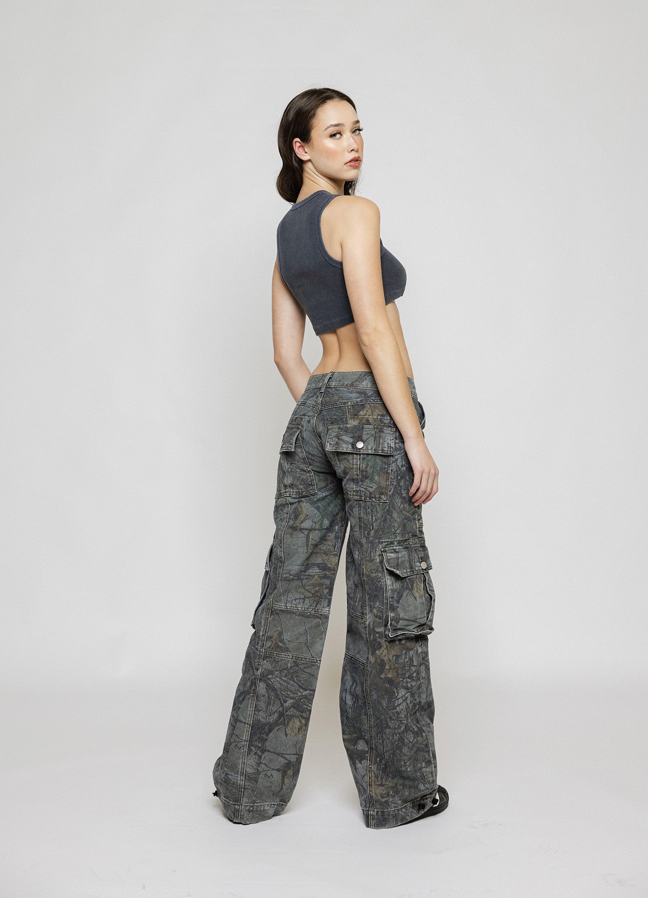 Versatile Camo Cargo Pants