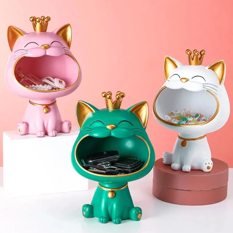 Lucky Cat Storage Bin