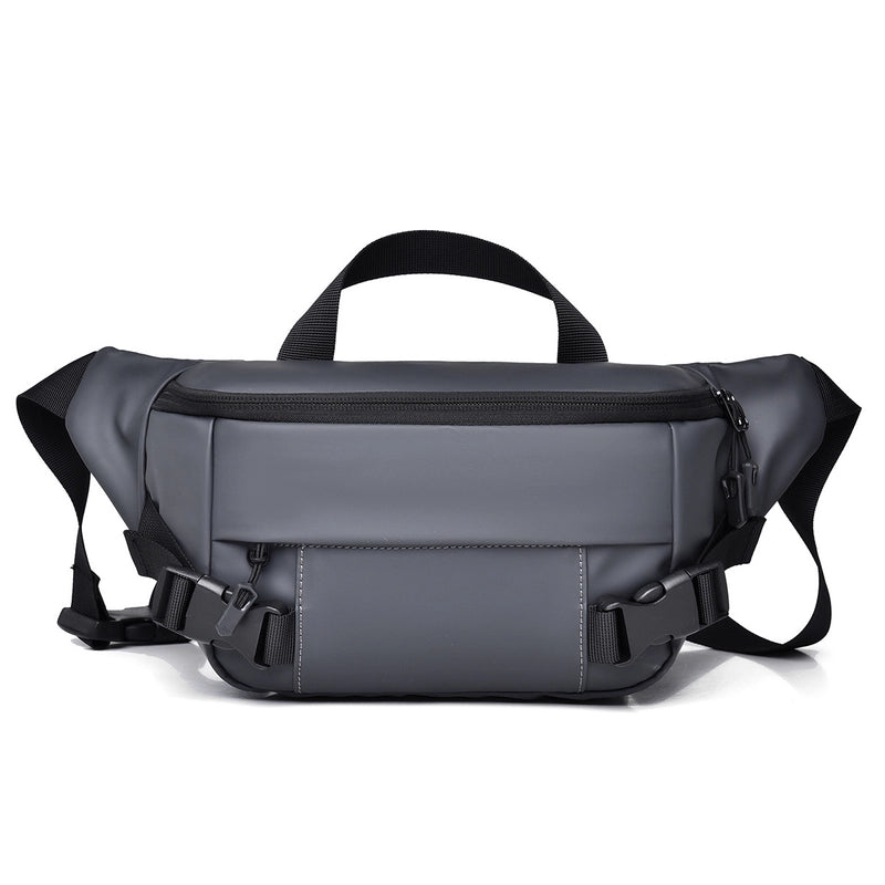 Chest Bag Men's Sports Functional Waist Bag Multi-functional Business Small Shoulder Bag Men's New Casual Shoulder Messenger Bag