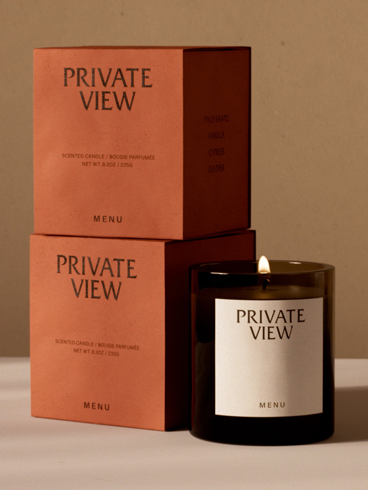 Olfacte Scented Candle. Private View