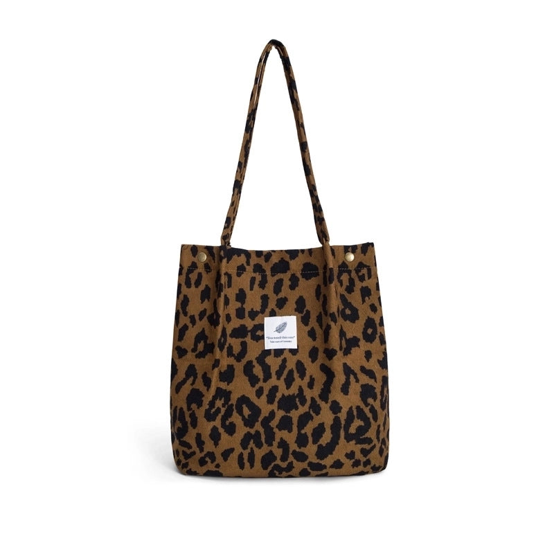Corduroy Temperament High Capacity Bag