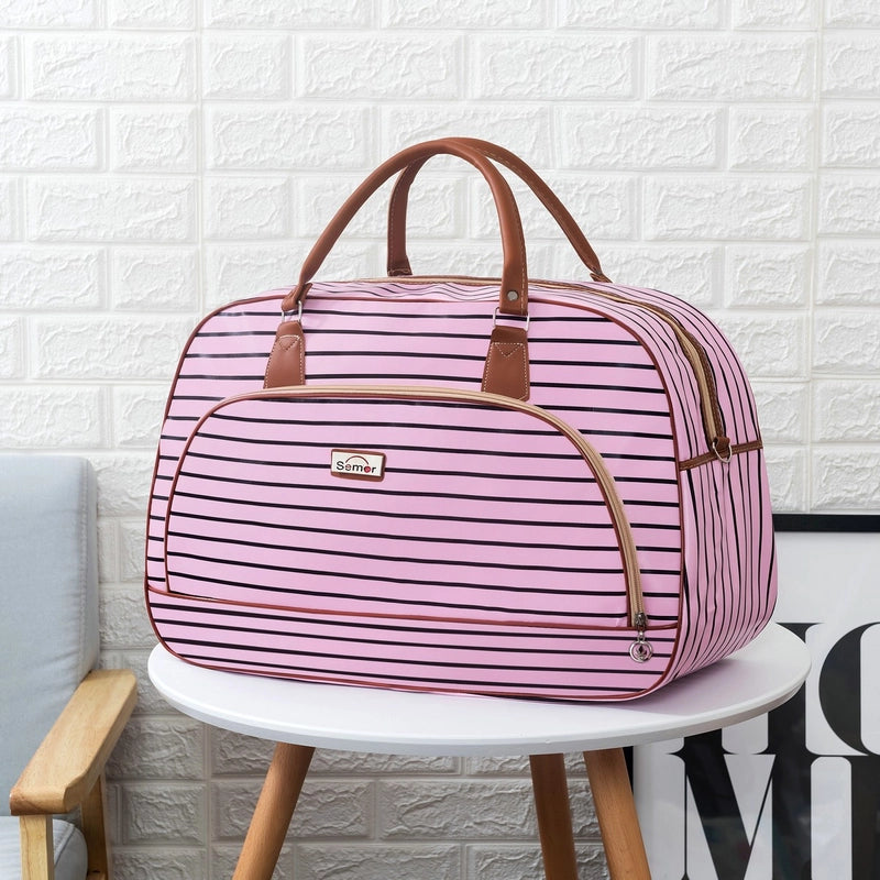 Portable Travel Bag Luggage Bag PU Gift Bag Size Bag Waterproof Short-term Travel Shoulder Bag