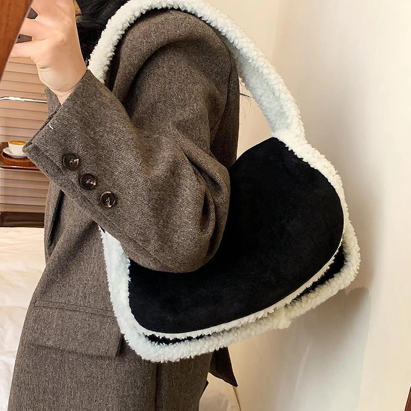Women's All Seasons Pu Leather Solid Color Elegant Square Zipper Underarm Bag