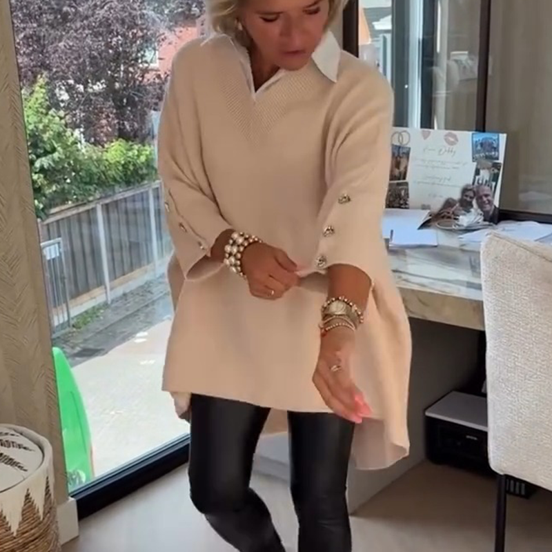 🍂 Autumn Limited-Time OfferWomen's Long-Sleeve Top with Shirt Collar