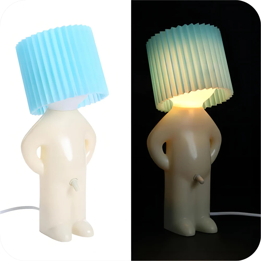 Please don't turn it on and off repeatedly Shy Boy Desk Lamp