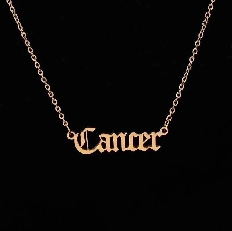 Fashion Constellation 201 Stainless Steel 18K Gold Plated Stainless Steel Necklaces