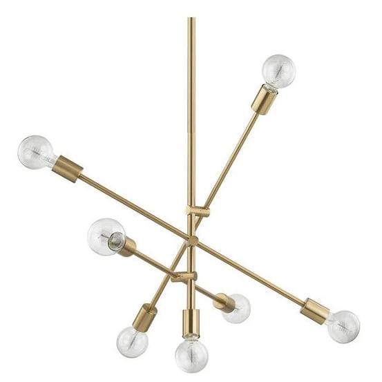 Helga 7 | Gold Modern Mobile Chandelier