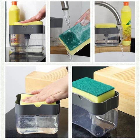 🔥🔥Best Deal 🔥🔥 2 in 1 Soap Dispenser with Sponge