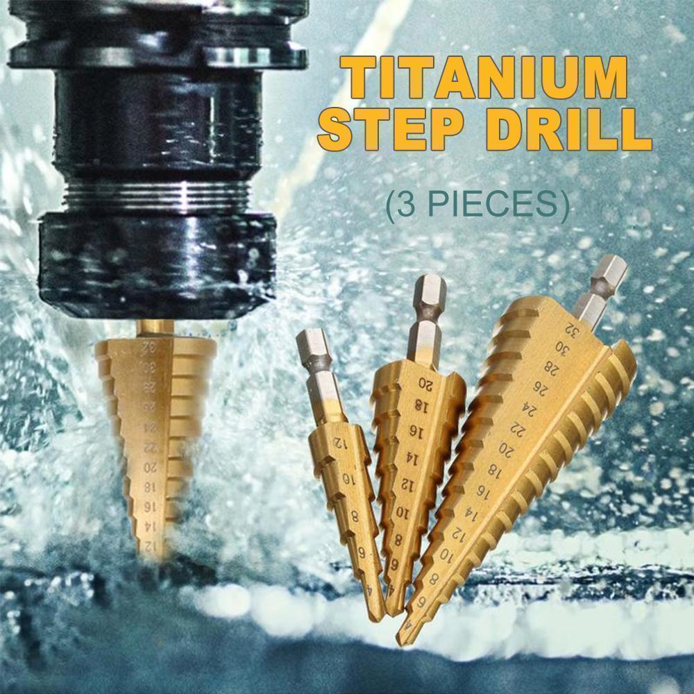 itanium Step Drill (3 pieces)