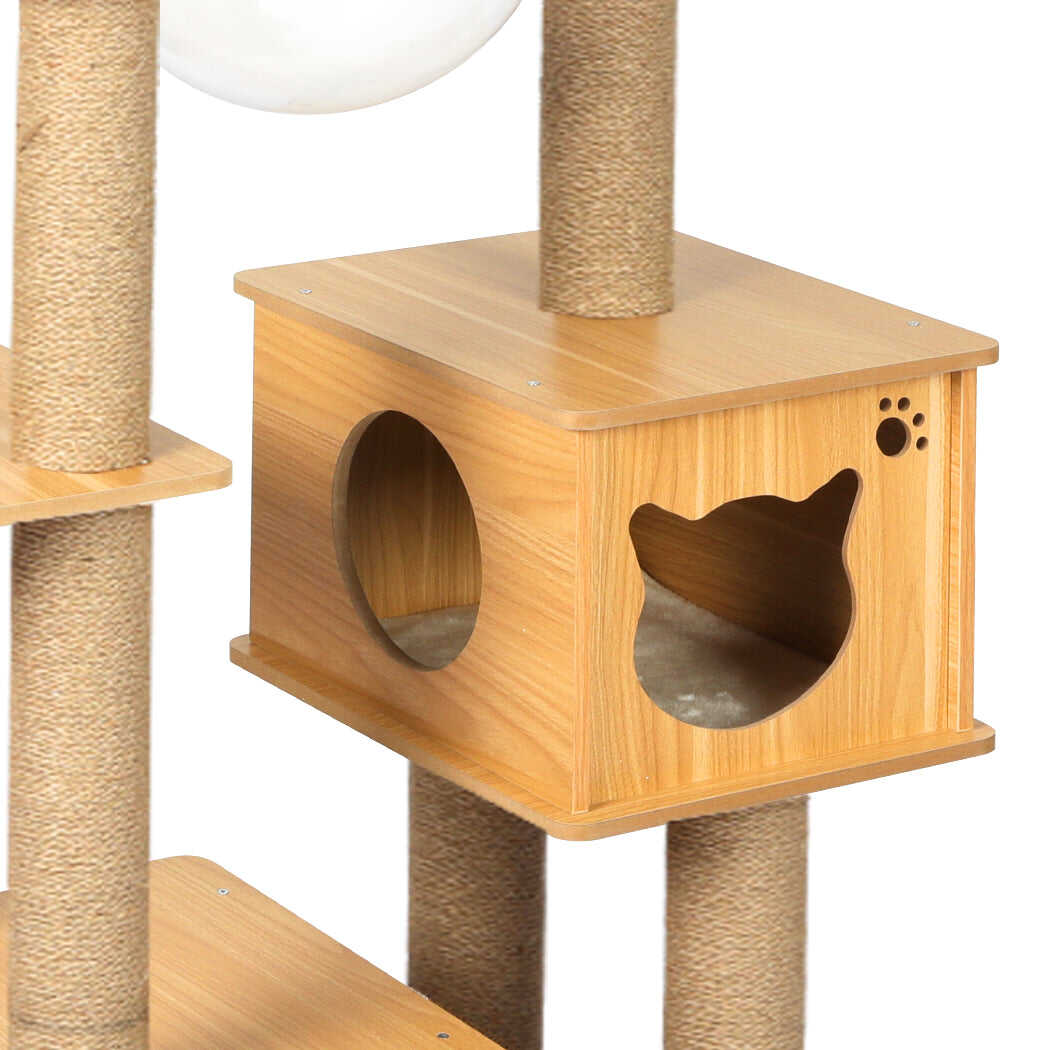 138cm Cat Scratching Post/Tower/ Condo - Wood