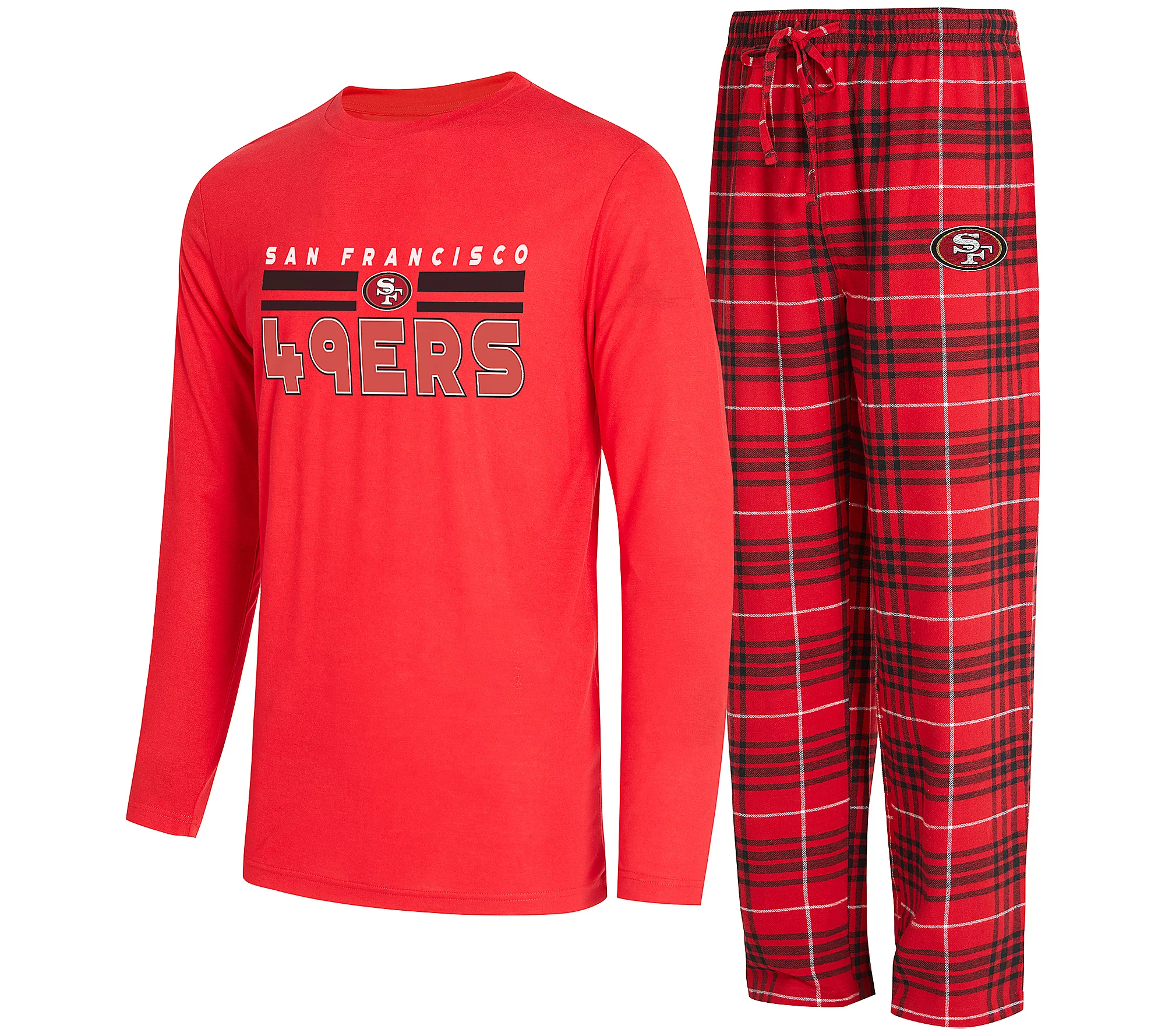 Black Friday Limited Offer🖤🎁Buy 2 Get 2 Free🏈NFL Long Sleeve Tee & Flannel Pajama Set