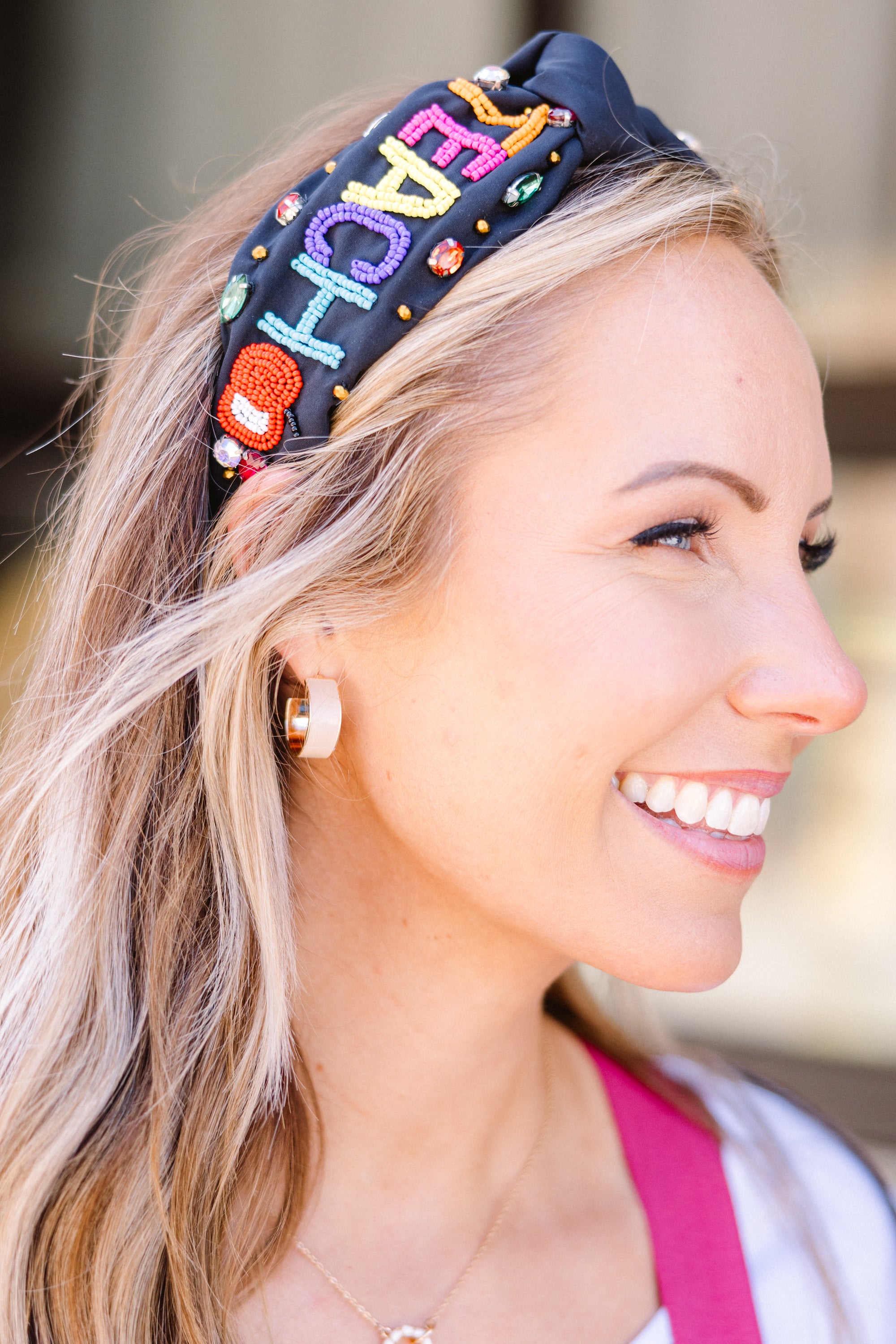 Teach More Headband. Black