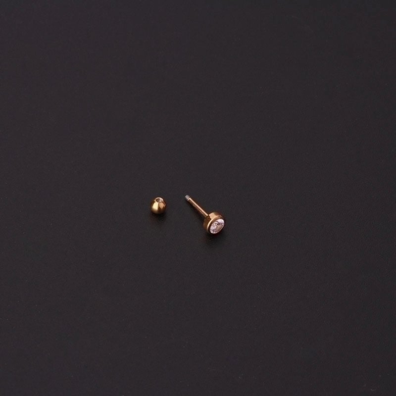 Ear Cartilage Rings & Studs Fashion Geometric 316L Stainless Steel  Plating