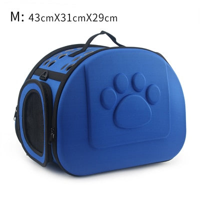 Paw Pattern Dog Cat Carrier Bag