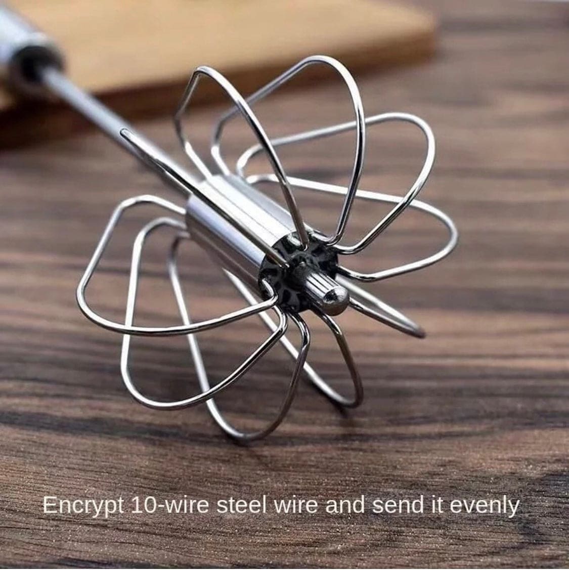 Semi-Auto Egg Beater 鈥?Hand Press Whisk