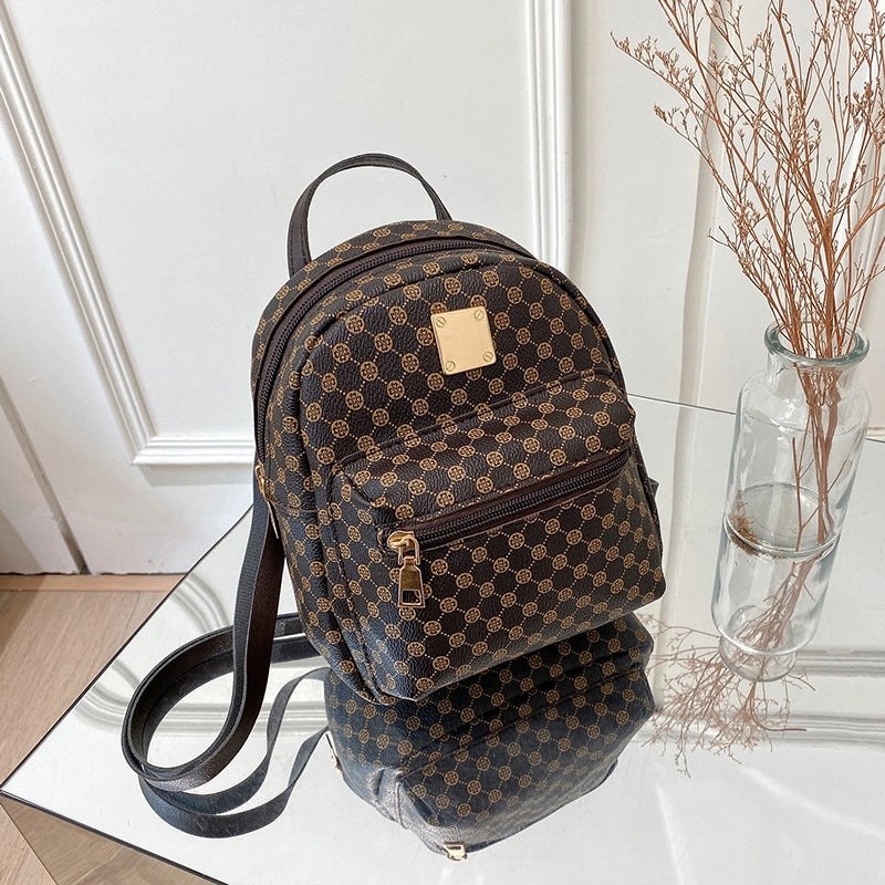 Foreign Trade Backpack Women's Small Size New Bags Fashion Minority Design Bag Women's Single-shoulder Bag