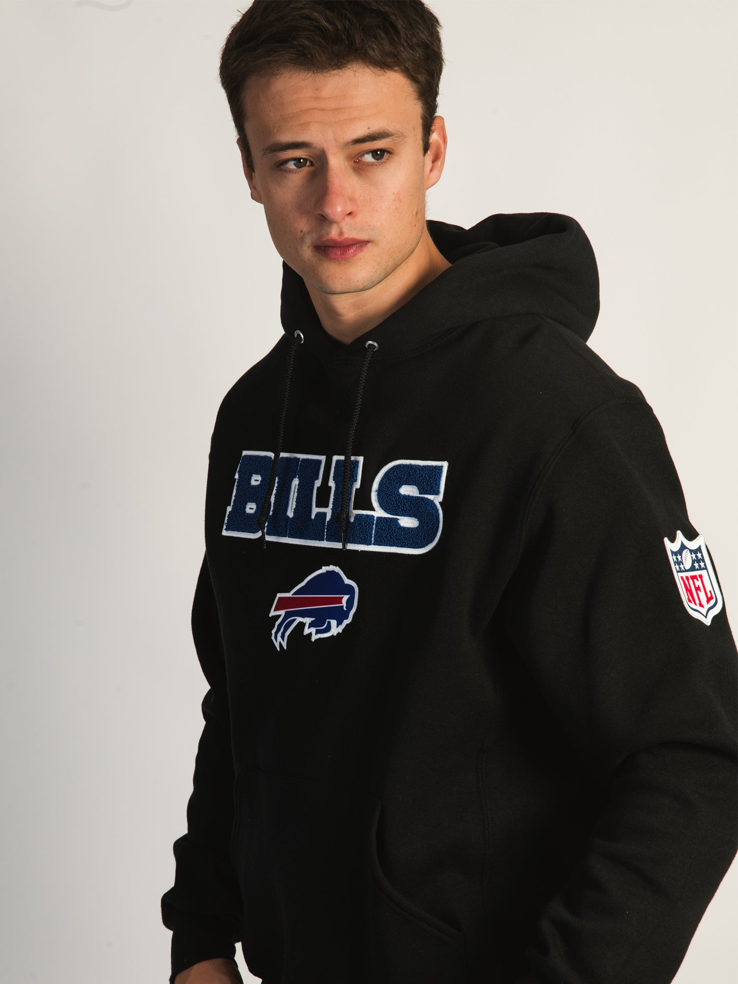 RUSSELL NFL BUFFALO BILLS END ZONE PULLOVER HOODIE