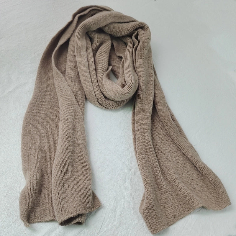 Winter Scarf Winter Men's Scarf Solid Color Cashmere Scarf Women's Shawl