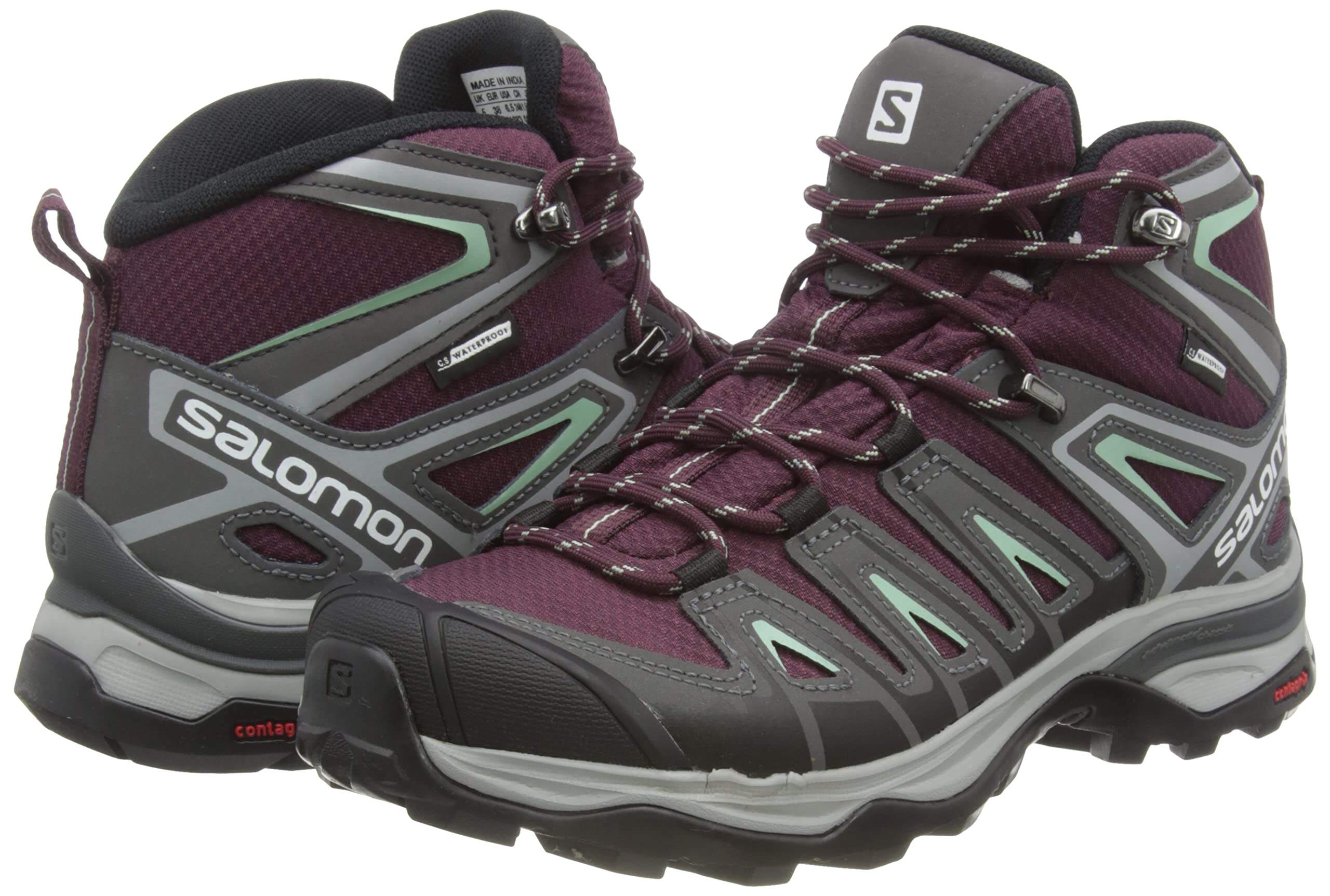 wxl-SALOMON Botas de Senderismo Impermeables X