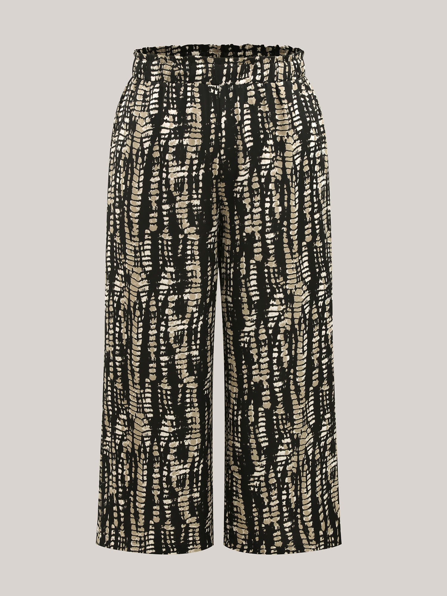 Abstract Tie-Dye Wide-Leg Pants