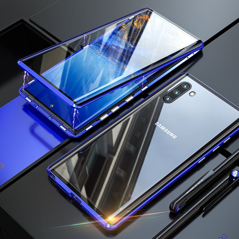 Hot Sale  Magnetic Tempered Glass Double-sided Phone Case For
