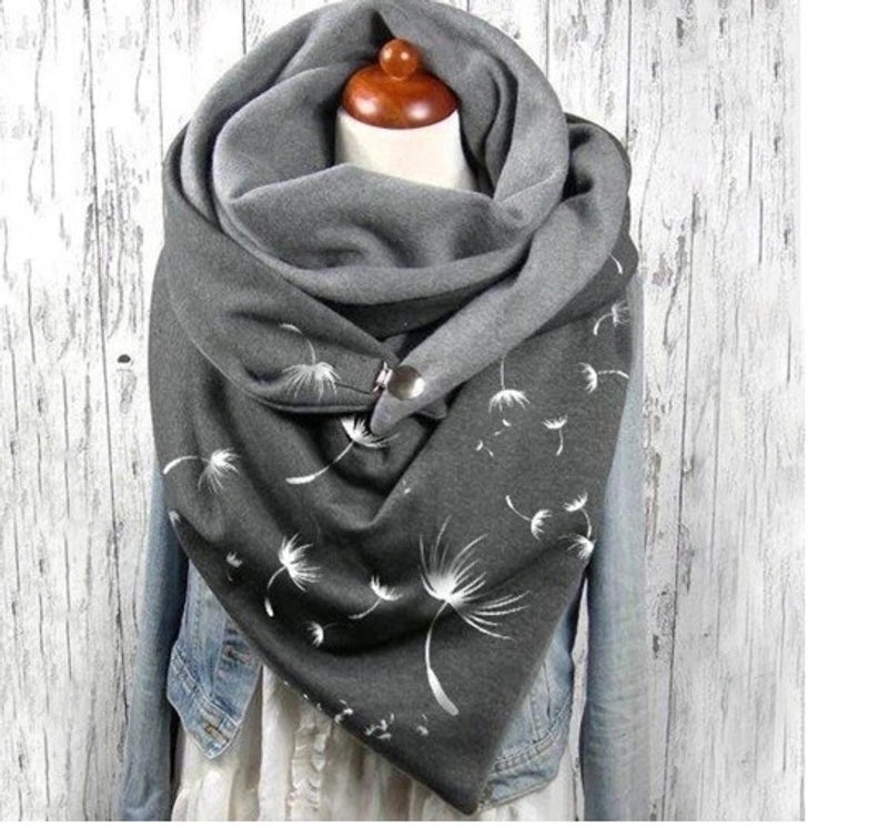 Women's Vintage Style Hedgehog Cat Butterfly Nylon Shawl