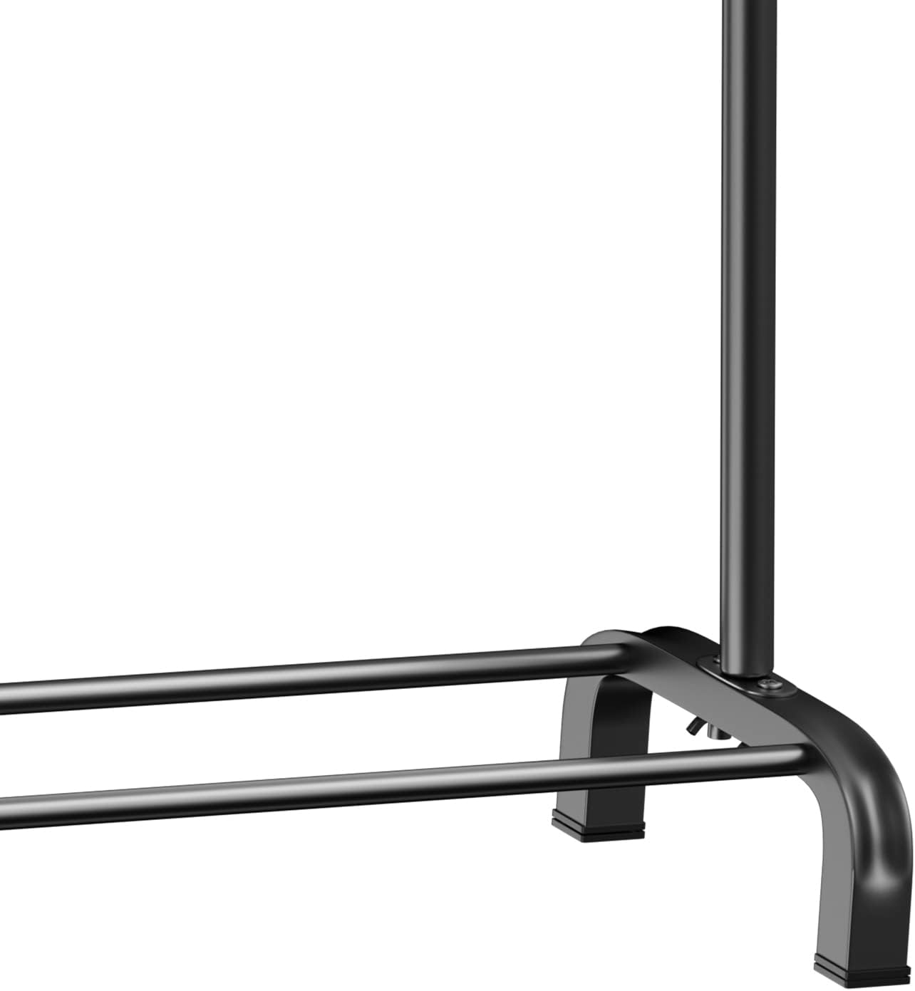 Large Space Clothes Rail. Stable. Minimalist Design Freestanding Clothes Rack For Bedroom. Black