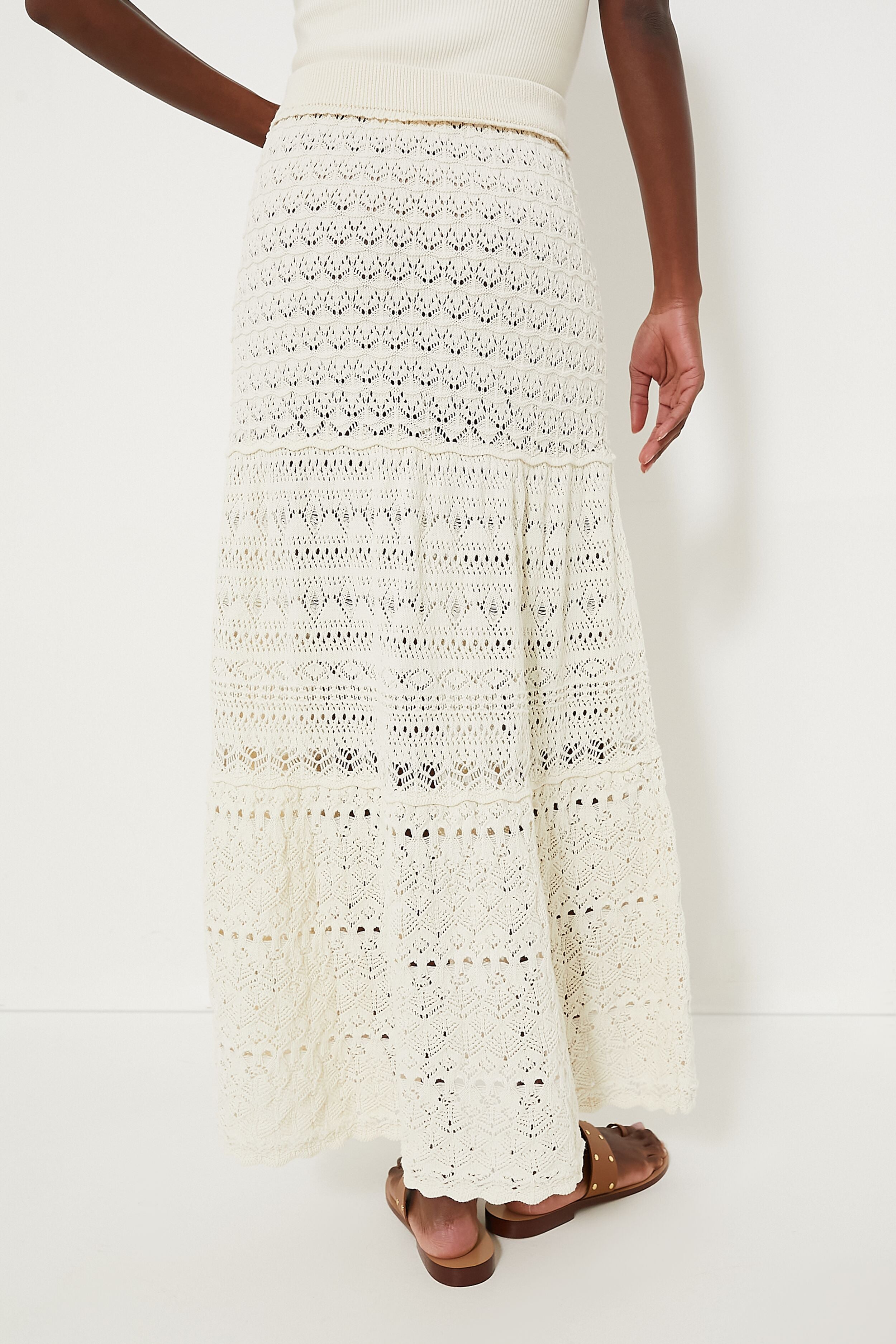 Ecru Josh Maxi Skirt