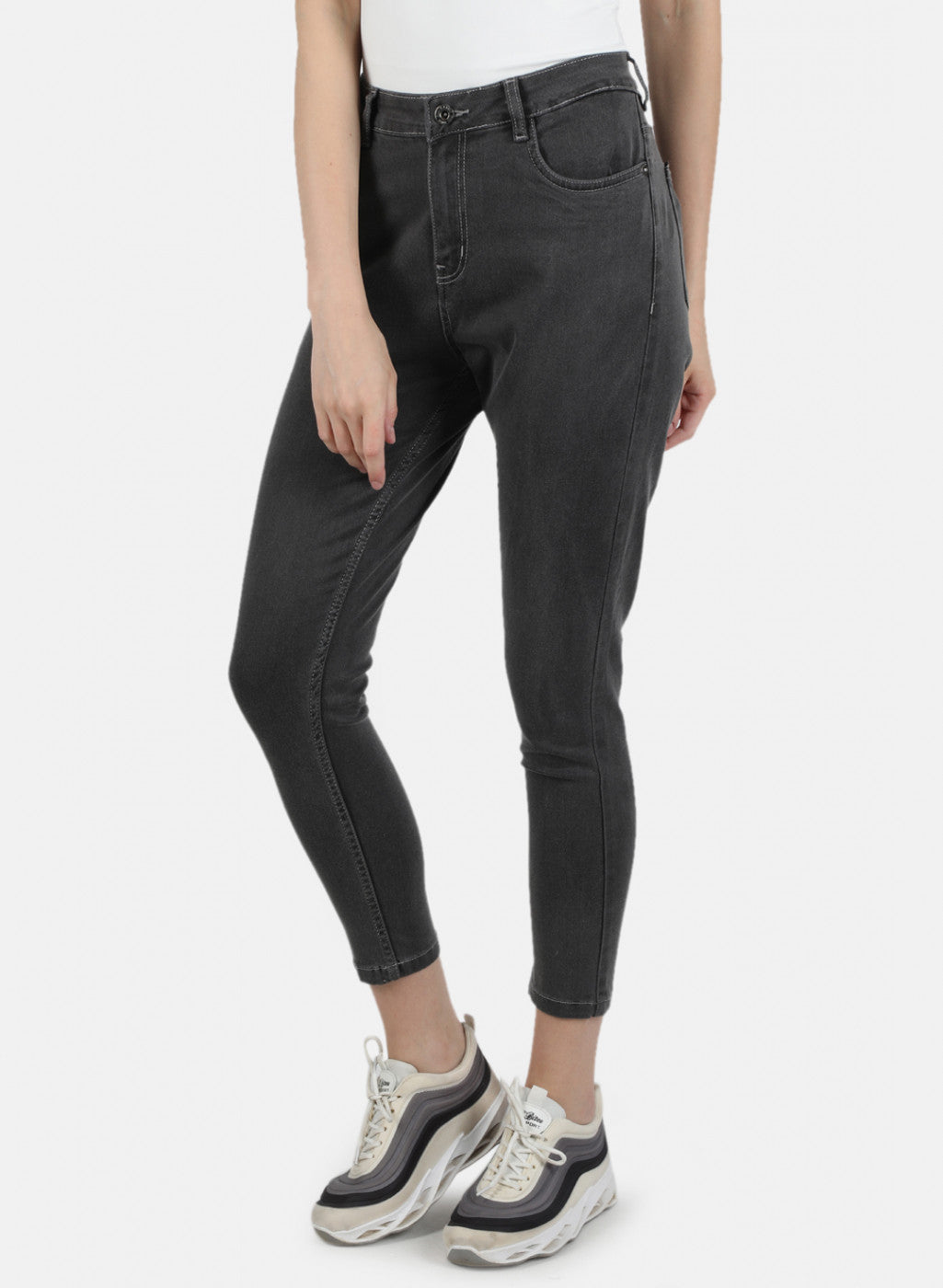 Women Grey Slim Fit Denim