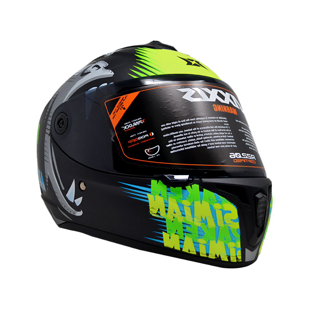 Casco Axxis Draken Simian Amarillo