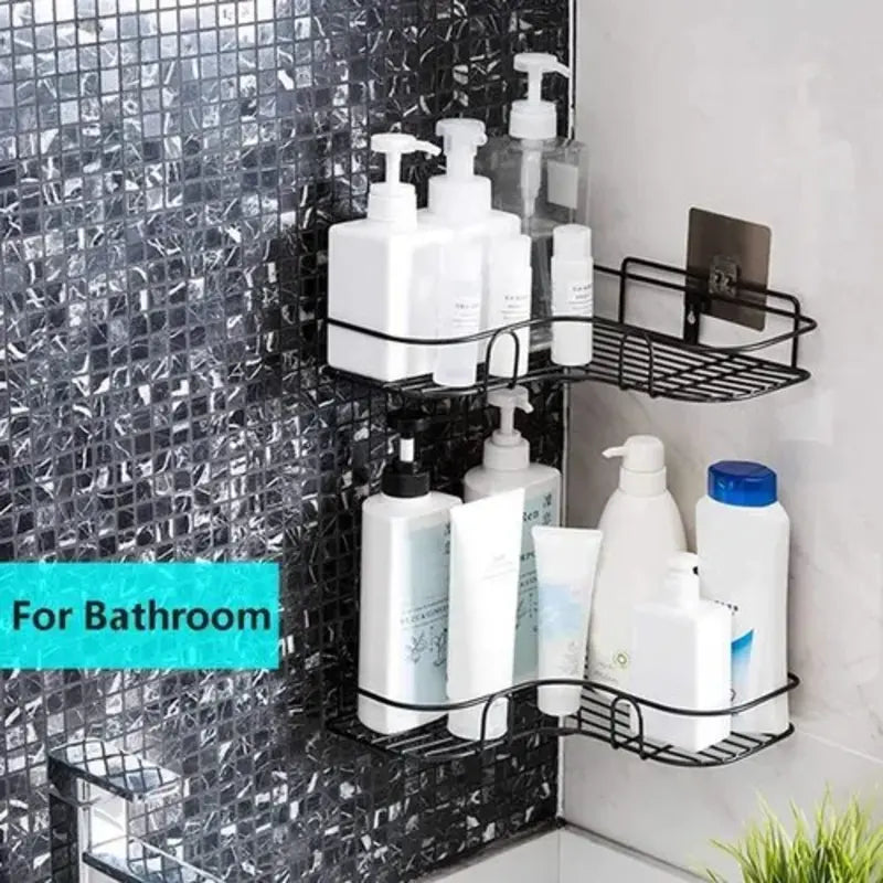 Wall hanging Corner Shelf. Bathroom Storage organizer