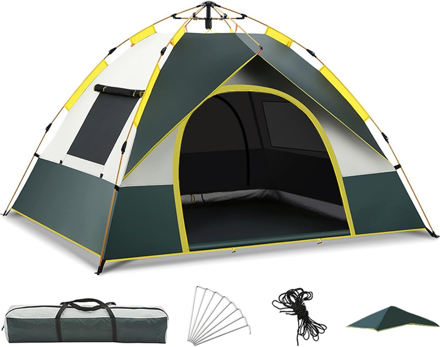 Tents for Camping.3-4 Person Camping Dome Tent. Easy to Set Up. Lightweight Camping Tent. Portable Camping Tent for Outdoor and Backpacking