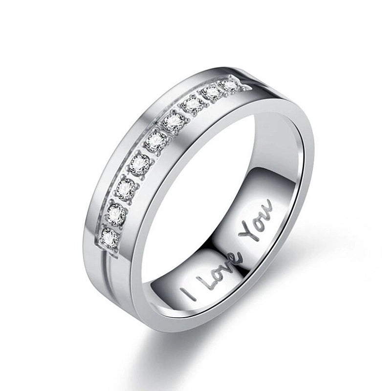 Fashion U Shape Stainless Steel 18K Gold Plated
