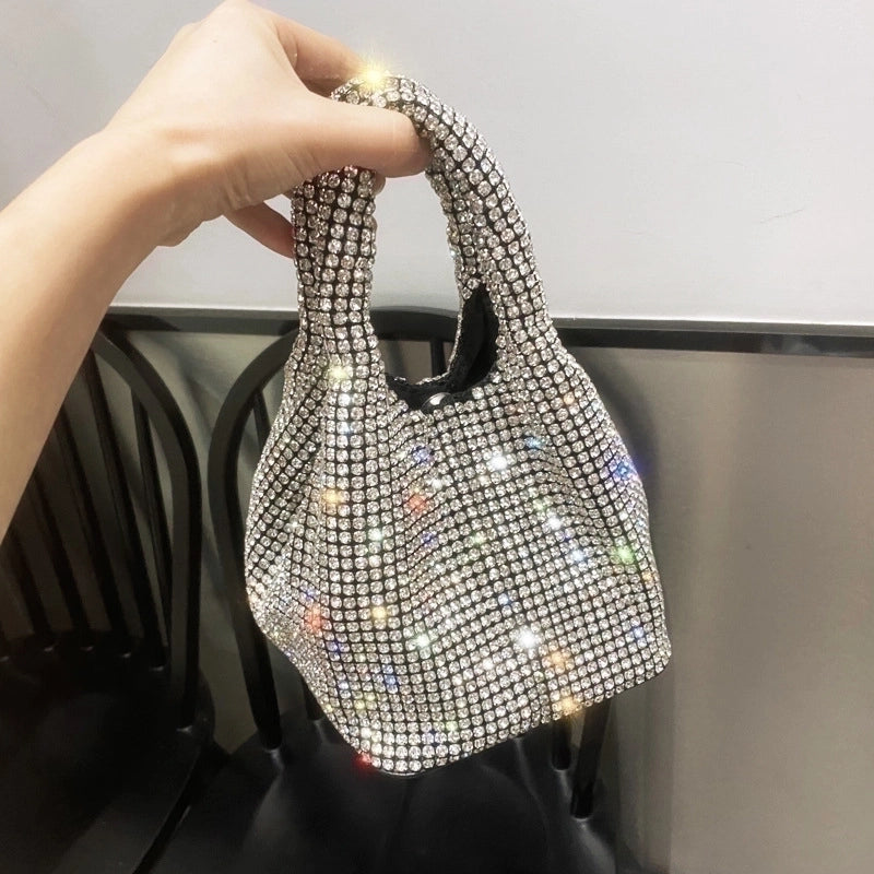 Women's Small Autumn Rhinestone Vintage Style Handbag