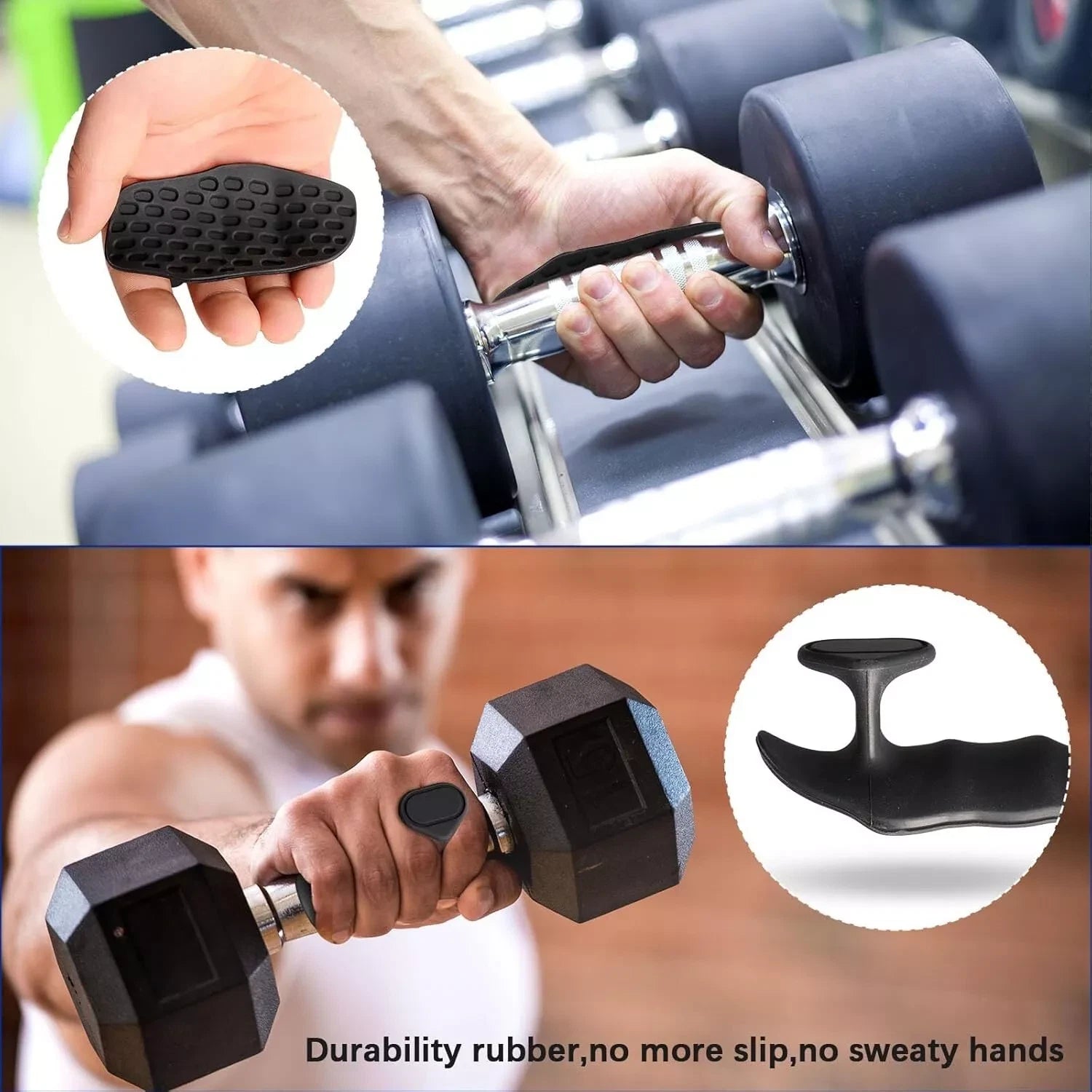 WEIGHT LIFTING WORKOUT GRIPS FOR MEN & WOMEN