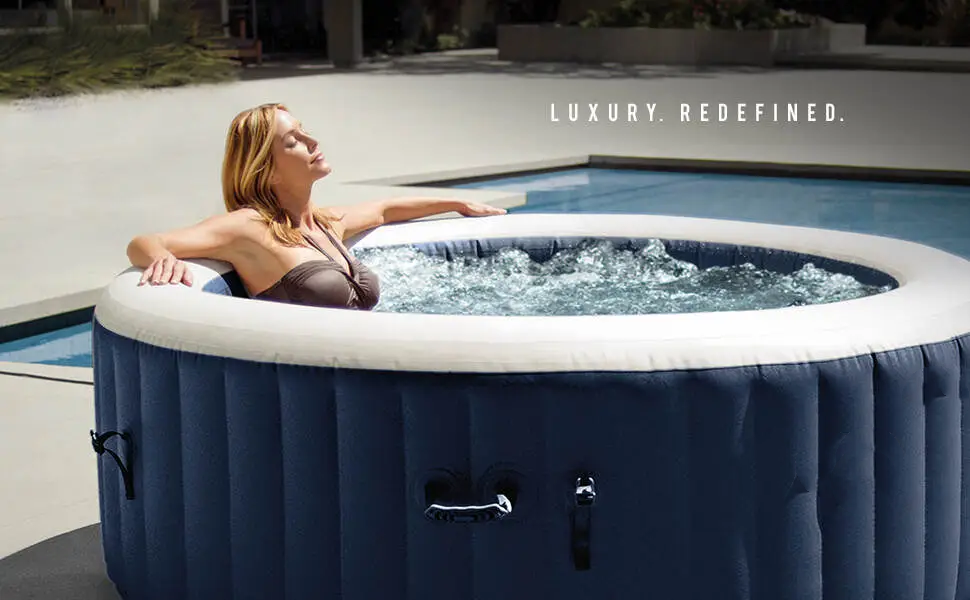 ⏰Last Day Sale $29.95💥Coleman Inflatable Spa Hot Tub with Heated Water System and 140 Bubble Jets🛀| Fits Up to 4 People