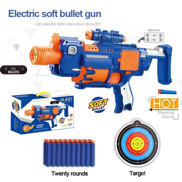 AUTO SOFT BULLET ELECTRIC GUN WITH TARGET