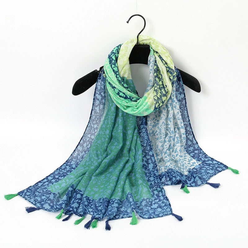 Unisex Vacation Sweet Geometric Polyester Scarf