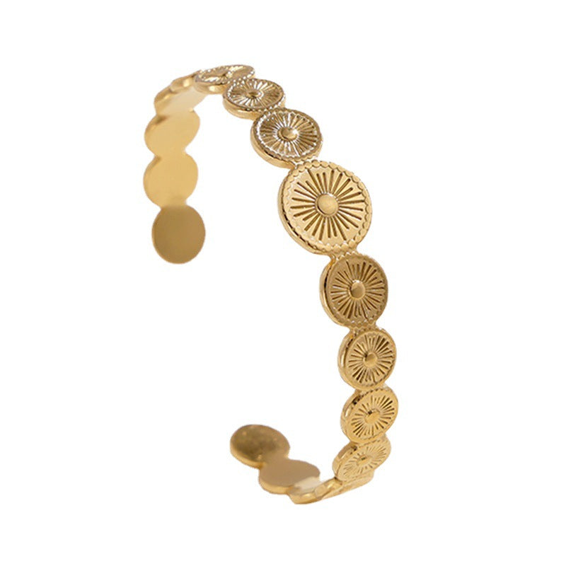 Round Stainless Steel Electroplating Bangles