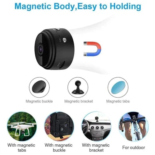 1080p Magnetic Upgrade Mini WIFI Camera Wide Angle