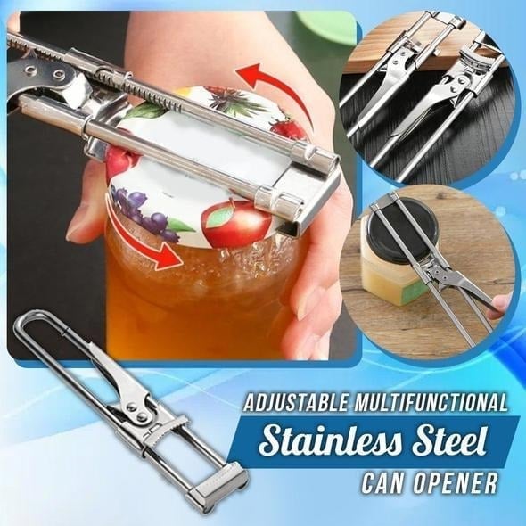 🎁Adjustable Multifunctional Stainless Steel Jar Opener