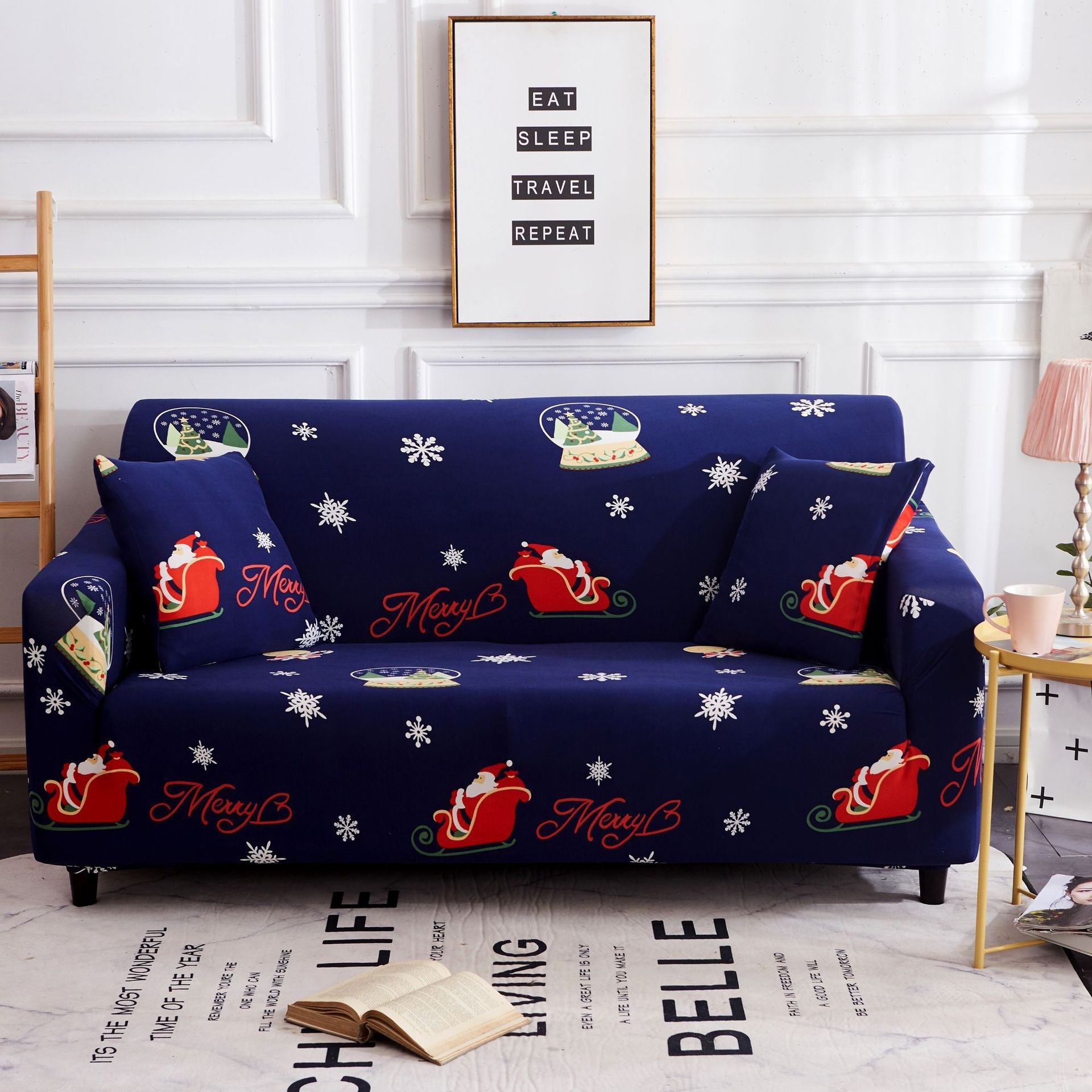 🎄Early Christmas Sale🎁2023 Merry Christmas Sofa Cover(🎉Buy Two Free Shipping)