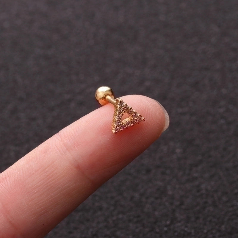 Ear Cartilage Rings & Studs Flower 316L Stainless Steel  Copper