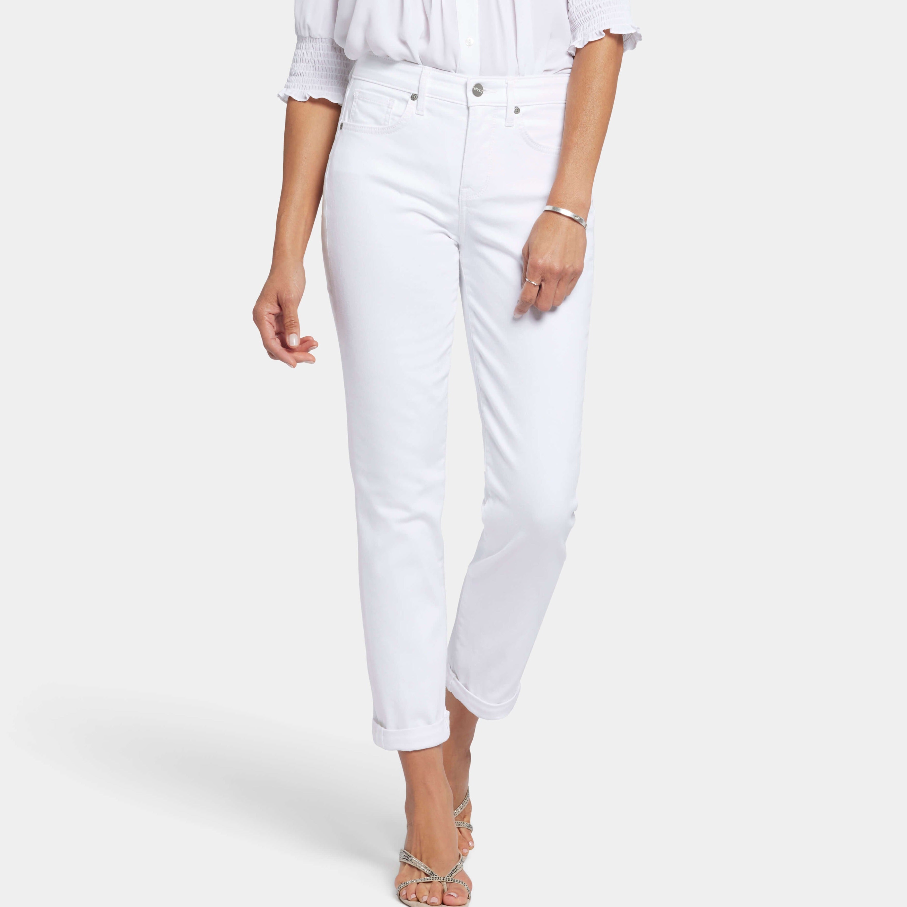 Margot Girlfriend Jean - Optic White