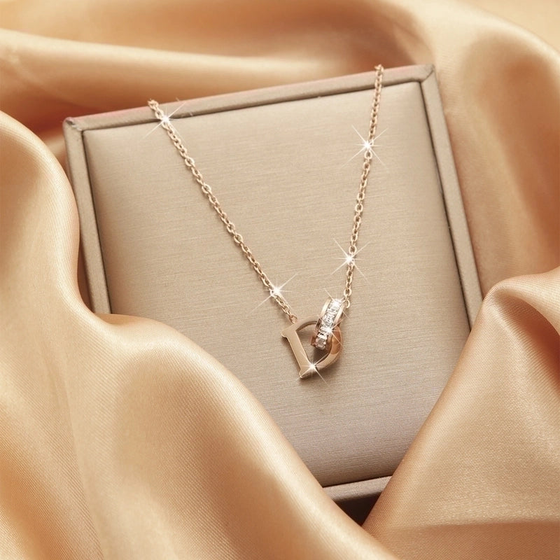 Titanium Steel Vintage Style Tassel Plating Doll Constellation Crown Pendant Necklace