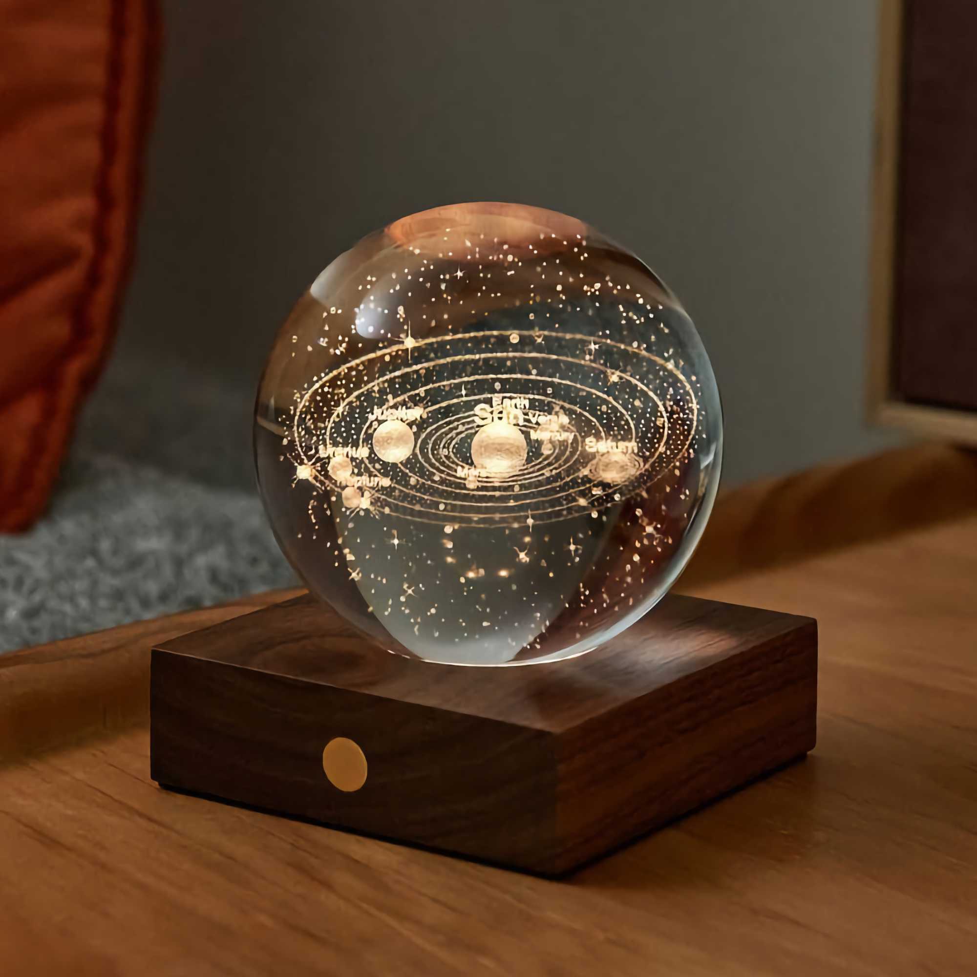 Amber Crystal Light . Solar System