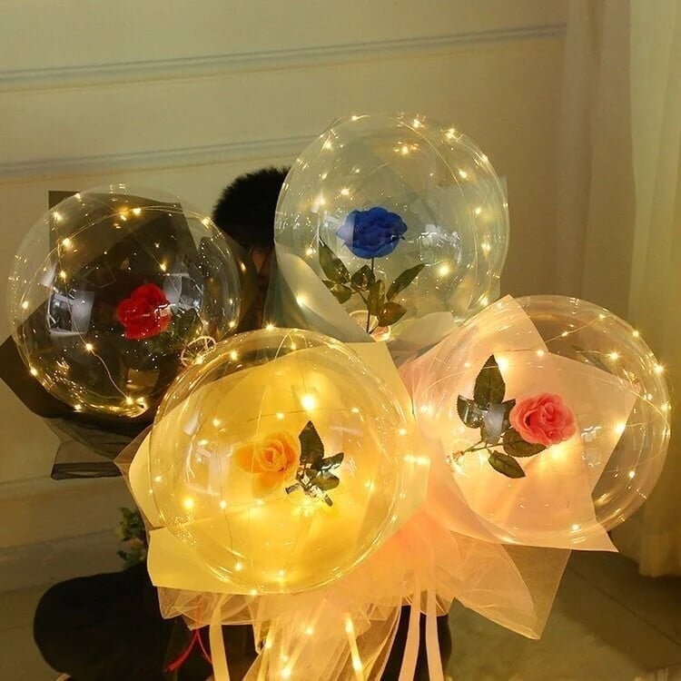 💕LED Luminous Balloon Rose Bouquet- Buy 5 Free Shipping